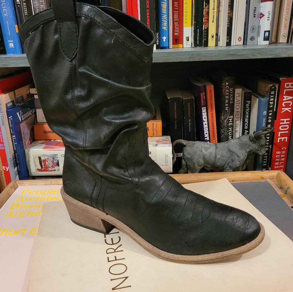 American Rag Coyote Black Cowboy Boot 9